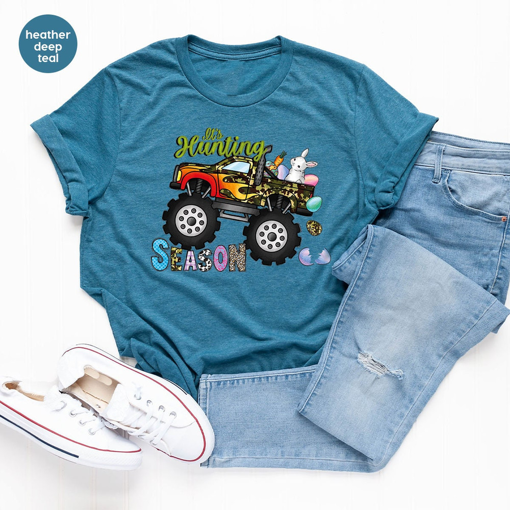 Easter Day Clothing, Easter Bunny Shirt, Easter Eggs Crewneck Sweatshirt, Kids Easter T-Shirt, Easter Gifts, Easter Graphic Tees - 2.jpg