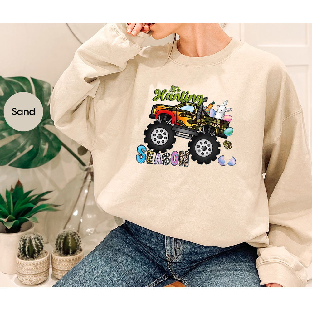 Easter Day Clothing, Easter Bunny Shirt, Easter Eggs Crewneck Sweatshirt, Kids Easter T-Shirt, Easter Gifts, Easter Graphic Tees - 7.jpg