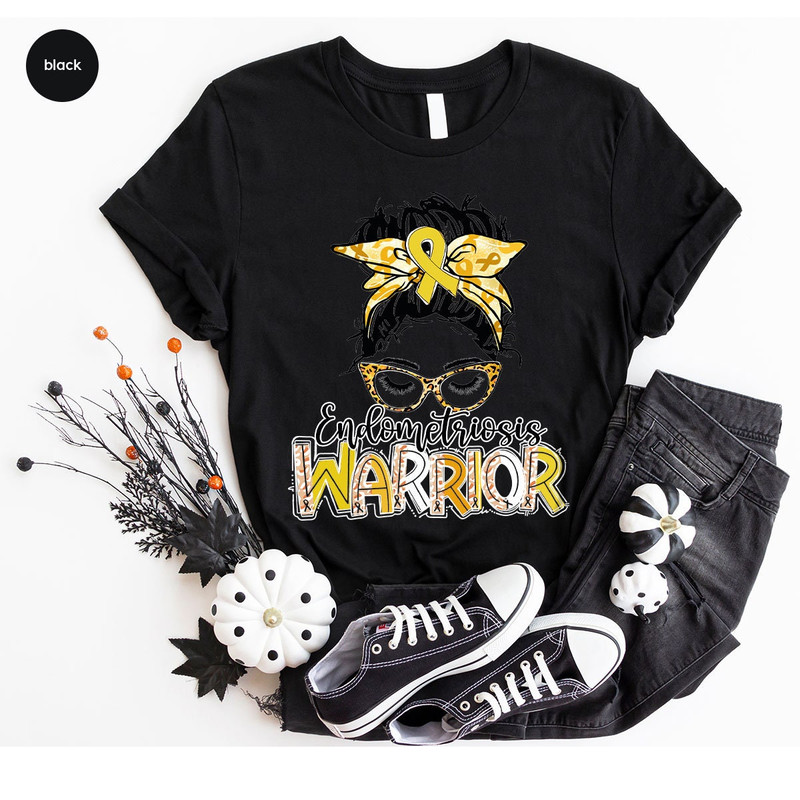 Endometriosis Warrior T-Shirts, Endometriosis Awareness Tee, Endometriosis Crewneck Sweatshirt, Endometriosis Support Tee, 1 in 10 TShirt - 6.jpg