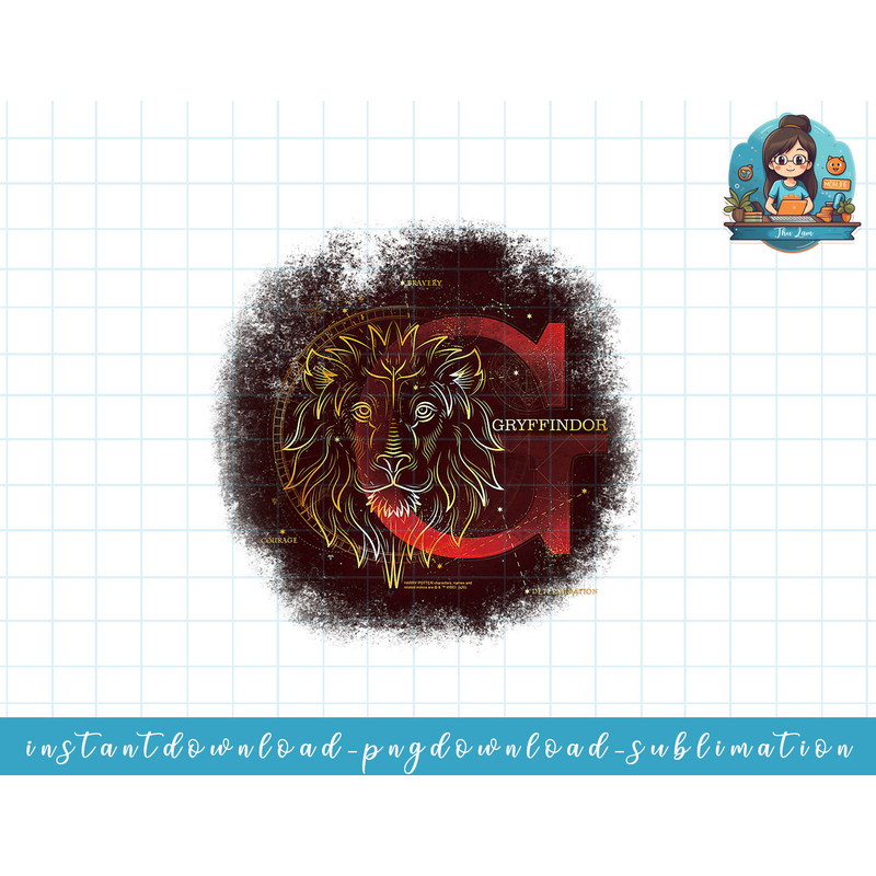 Harry Potter Celestial Nomad Gryffindor png, sublimate, digital download.jpg