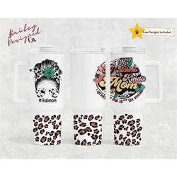 f bomb kinda mom 40oz tumbler wrap - png tumbler design sublimation designs downloads- funny mom seamless sublimation tu