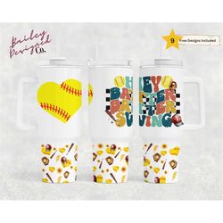 softball 40oz tumbler wrap - png tumbler design sublimation designs downloads - softball mom seamless sublimation tumble
