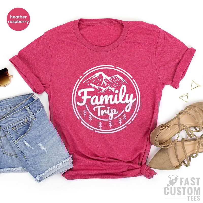 Family Trip Shirt, Matching Family Tshirt, Family Adventure Shirt, Camping Shirts, Family Mountain T-Shirt, Family Vacation Shirt - 7.jpg