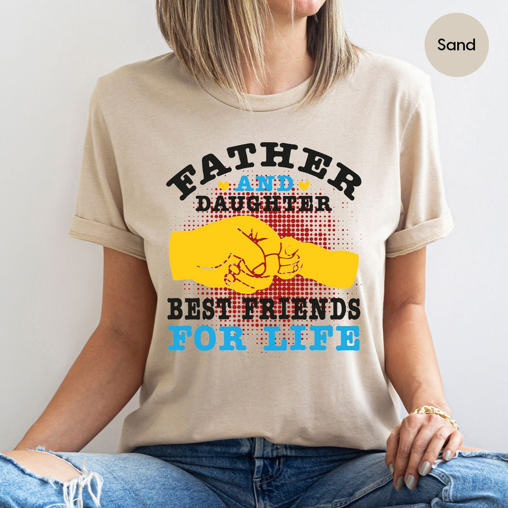 Father and Daughter Tshirts for Fathers Day Gift, Matching Dad and Daughter Shirts for Men Gifts, Funny Dad Crewneck Tshirt for Kids - 2.jpg