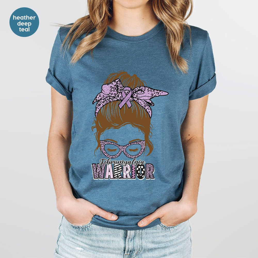 Fibromyalgia Support T-Shirt, Fibromyalgia Awareness Tee, Fibromyalgia Warrior Shirt, Fibromyalgia Gifts, Fibromyalgia Shirt, Survivor Gift - 3.jpg