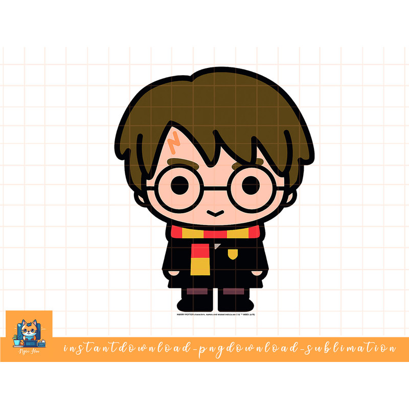 Harry Potter Cute Cartoon Style Portrait png, sublimate, digital download.jpg
