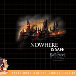 harry potter burning hogwarts t shirt png, sublimate, digital download