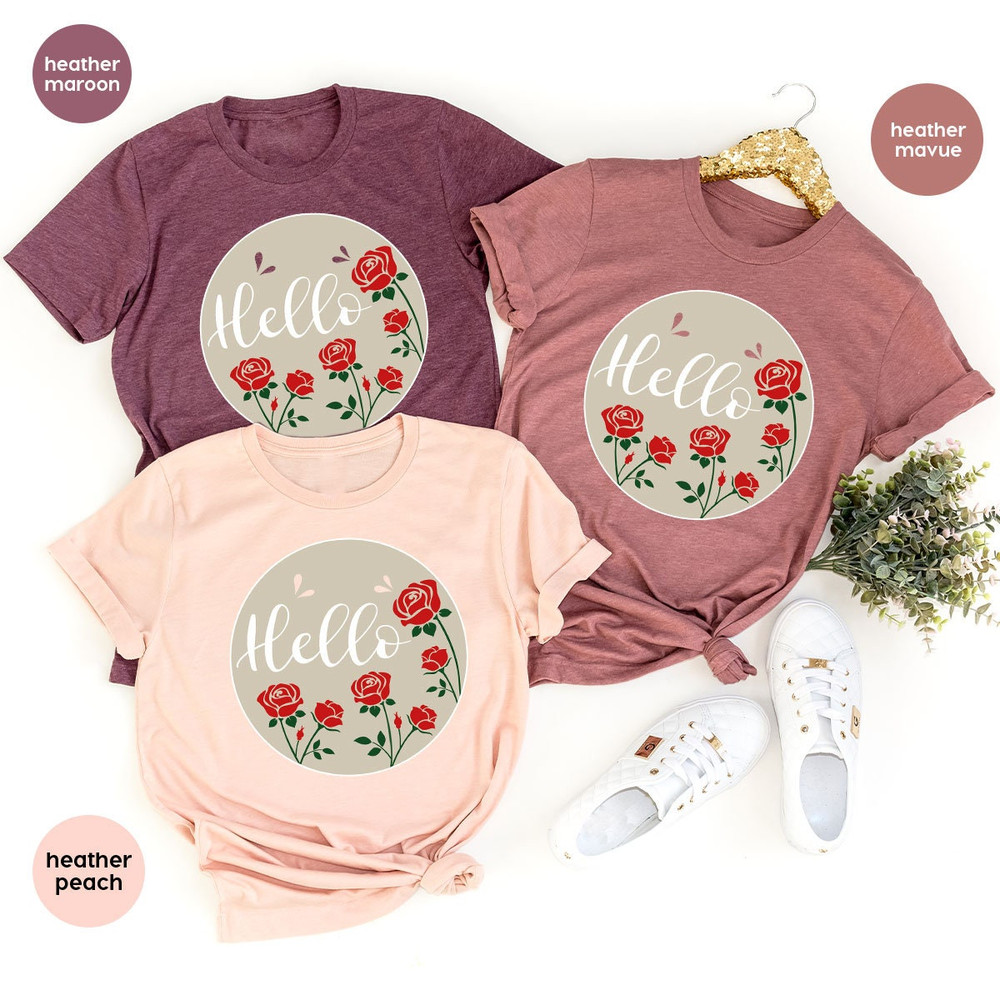 Floral Easter Shirts, Easter Crewneck Sweatshirt, Mom T Shirt, Easter Gifts, Gift for Women, Cute Shirts for Women, Floral Womens Clothing - 2.jpg