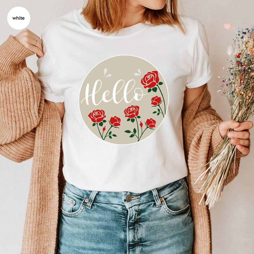 Floral Easter Shirts, Easter Crewneck Sweatshirt, Mom T Shirt, Easter Gifts, Gift for Women, Cute Shirts for Women, Floral Womens Clothing - 4.jpg