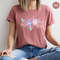 Floral Graphic Tees, Botanical T-Shirt, Flower Shirt, Gifts for Her, Plant Shirt, Nature Vneck Shirt, Gift for Mom, Shirt for Women - 3.jpg