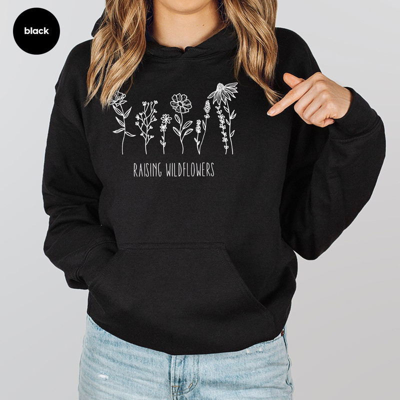 Floral Long Sleeve Shirts, Gifts for Her, Vintage Hoodies and Sweaters, Flower Crewneck Sweatshirt, Botanical Gifts, Mother's Day Gifts - 7.jpg