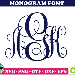 monogram family font svg png otf | monogram font cricut, monogram font svg, monogram font png, fancy monogram font