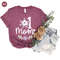 Floral Mothers Day Shirt, Mothers Day Gift, Gift for Mother, Cute Mama Vneck T-Shirt, Cute Graphic Tees, New Mom Gifts, Best Mom T Shirt - 5.jpg