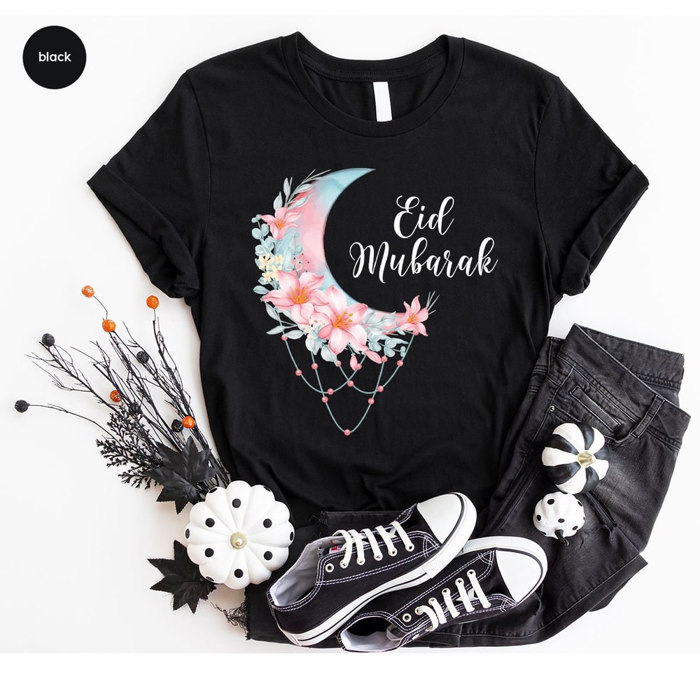 Floral Ramadan Shirts, Aesthetic Muslim Clothing, Ramadan Gifts, Eid Mubarak TShirts, Shirts for Women, Gifts for Muslim, Fasting Sweatshirt - 6.jpg