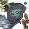 Floral Turtle Shirt, Sea Turtle Graphic Tees, Sea Animals Gifts, Trendy Oceans Clothing, Save the Turtles VNeck Shirt, Cute Gifts for Kids - 3.jpg