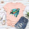 Floral Turtle Shirt, Sea Turtle Graphic Tees, Sea Animals Gifts, Trendy Oceans Clothing, Save the Turtles VNeck Shirt, Cute Gifts for Kids - 6.jpg