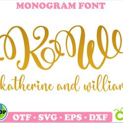 monogram wedding font svg png otf | monogram font cricut, monogram font svg, monogram font png, monogram font ttf