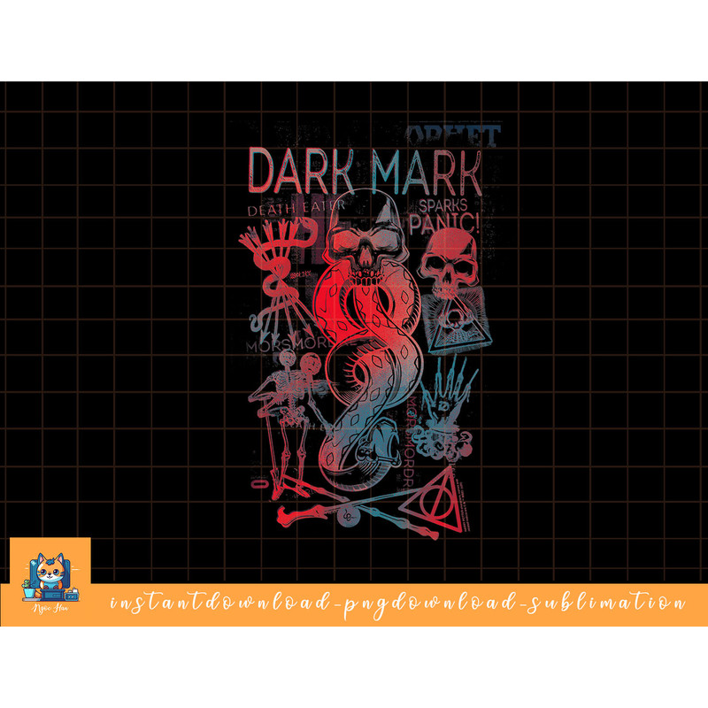 Harry Potter Dark Mark Collage png, sublimate, digital download.jpg