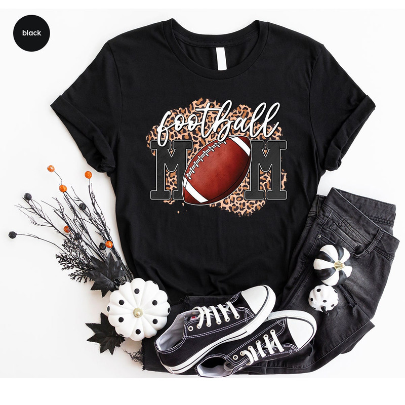 Football Mom Crewneck Sweatshirt, Leopard Print Football Graphic Tees for Sports Mom, Football Gifts for Mom, Football Mom Birthday Gift - 4.jpg