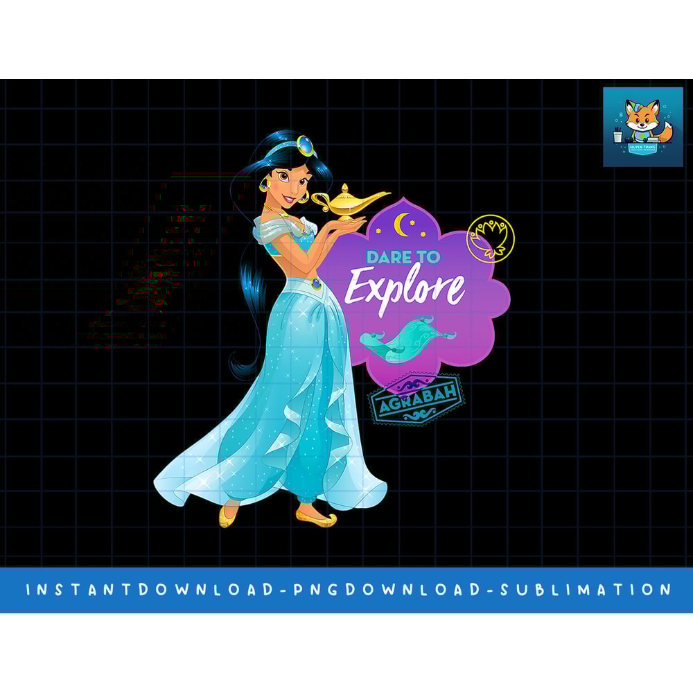 Disney Aladdin Princess Jasmine Dare to Explore T-Shirt png, sublimate, digital print.jpg