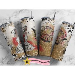 halloween 20 oz skinny tumbler sublimation design png, digital, proud member of the wicked witch club witchy vibes, spoo