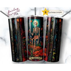 tarot card 20 oz skinny tumbler sublimation design digital download funny witchy the gardener png instant only, zodiac c