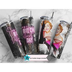 retro housewife 20oz skinny tumbler same bitch different day  sublimation design template, tumbler straight png digital,