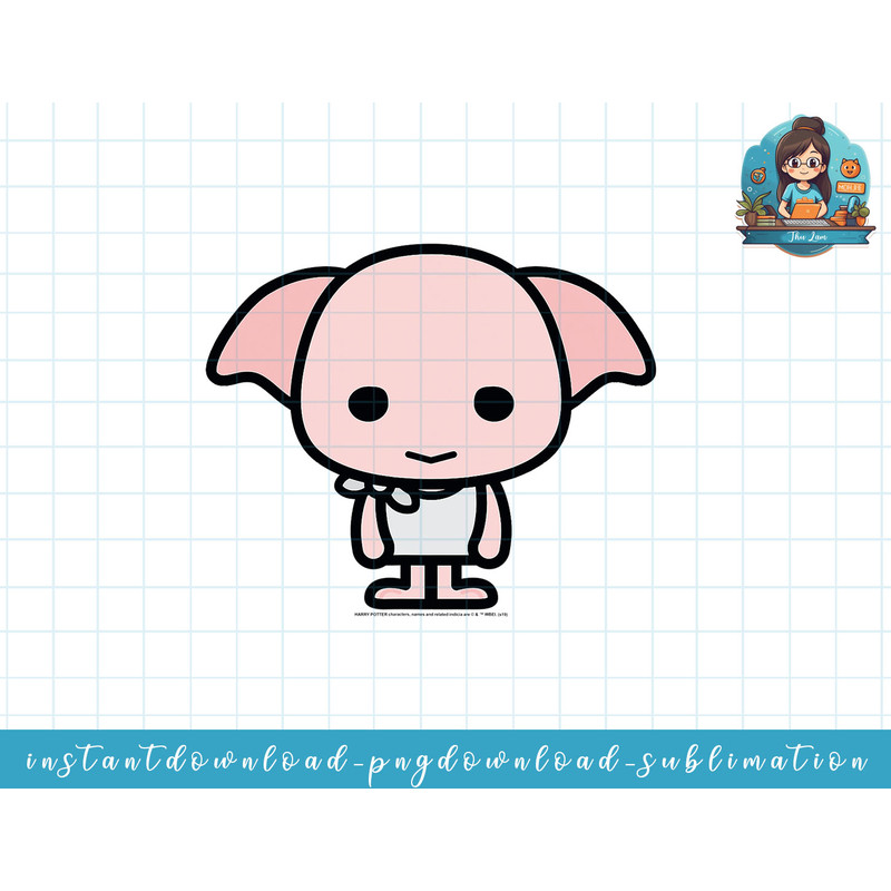 Harry Potter Chibi Dobby png, sublimate, digital download.jpg
