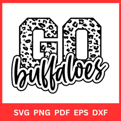 go buffaloes svg vector
