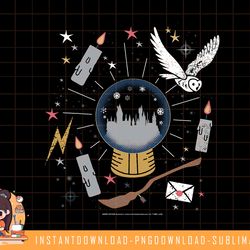 harry potter christmas hogwarts snow globe png, sublimate, digital download