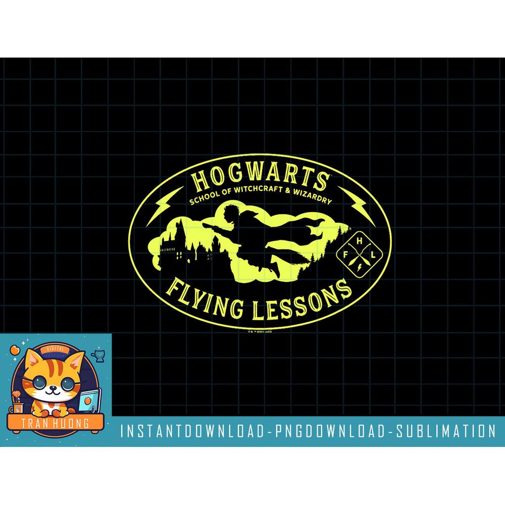 Harry Potter Deathly Hallows 2 Hogwarts Flying Lessons Logo png, sublimate, digital download.jpg