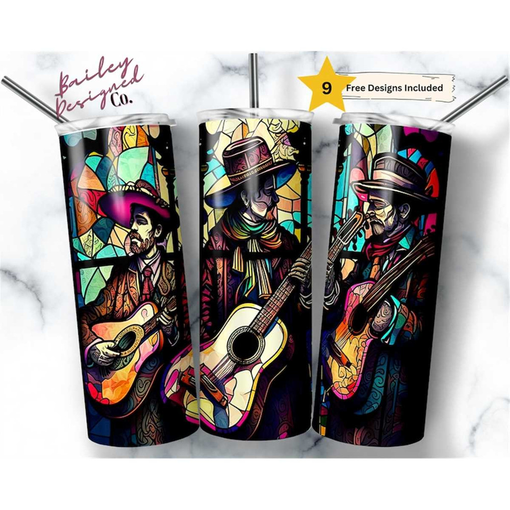 MR-1462023231243-stained-glass-mariachi-band-20-oz-skinny-tumbler-sublimation-image-1.jpg