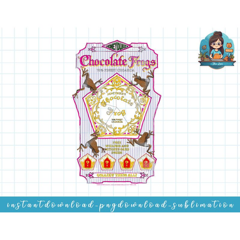 Harry Potter Chocolate Frogs Box png, sublimate, digital download.jpg