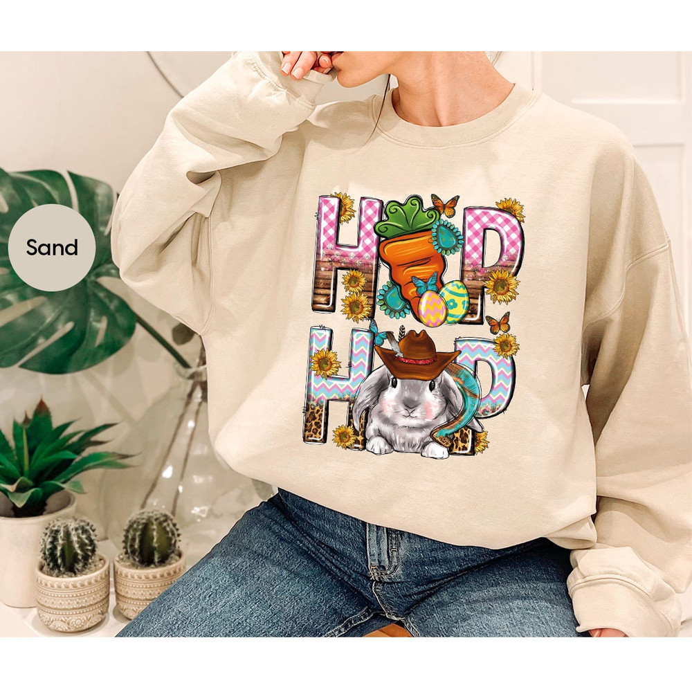 Funny Easter Day T-Shirt, Easter Bunny Crewneck Sweatshirt, Kids Easter Shirt, Easter Gifts, Happy Easter Shirt, Gifts for Her - 7.jpg