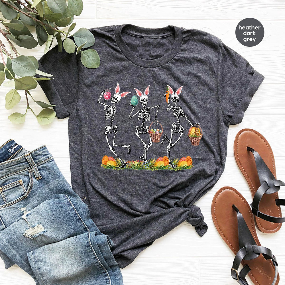 Funny Easter Shirts, Dancing Skeletons Shirt, Easter Graphic Tees for Women, Easter Gifts, Funny Gifts for Her, Happy Easter Day Sweatshirt - 2.jpg