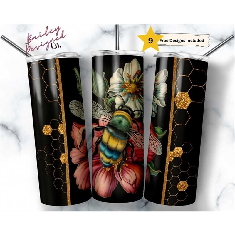 MR-1462023233835-vintage-bee-20-oz-skinny-tumbler-sublimation-design-digital-image-1.jpg
