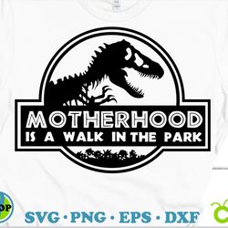 motherhood is a walk in the park svg png | with welded teeth | motherhood svg, motherhood png, mothers day shirt svg