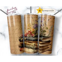 book lover 20 oz skinny tumbler sublimation design digital download png instant digital only, read books tumbler