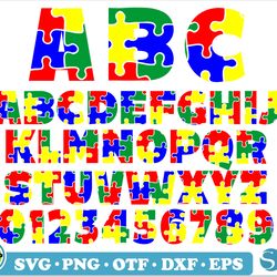 puzzle font otf, autism puzzle font svg, puzzle font png, puzzle letters svg, puzzle svg, autism svg, autism font svg