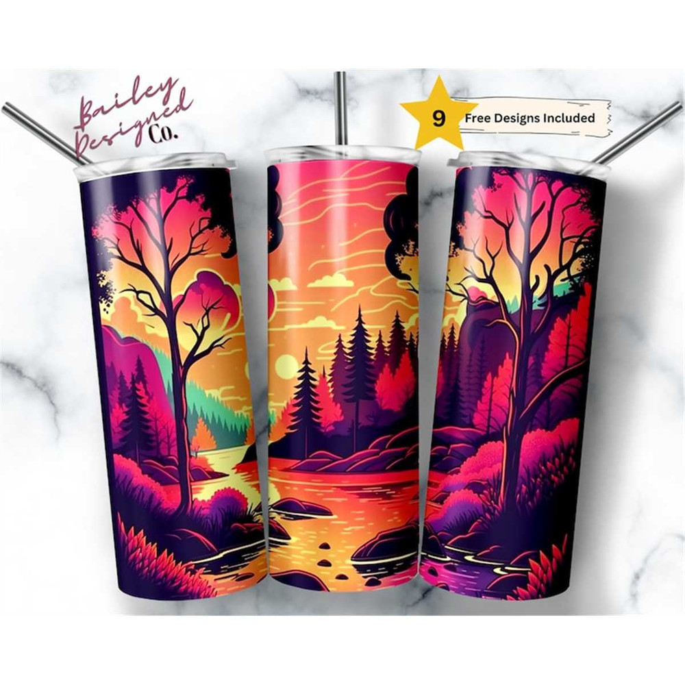MR-156202303426-neon-sunset-forest-and-river-20-oz-skinny-tumbler-sublimation-image-1.jpg
