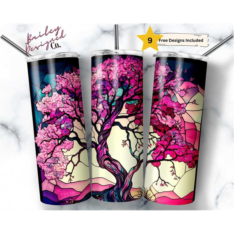 MR-156202311352-stained-glass-cherry-blossom-20-oz-skinny-tumbler-sublimation-image-1.jpg
