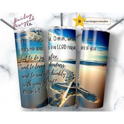 bible verse 20 oz skinny tumbler sublimation design digital download png instant digital only, christian tumbler, verse