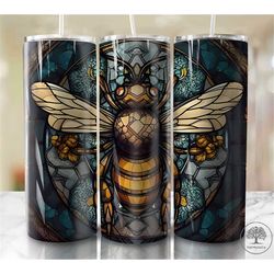 bee tumbler wrap,vintage sunflowers 20oz tumbler wrap png