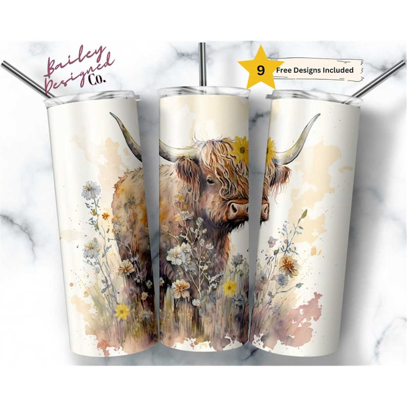 MR-15620233103-rustic-watercolor-highland-cow-20-oz-skinny-tumbler-image-1.jpg