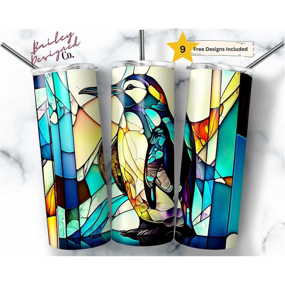 MR-156202331329-stained-glass-penguin-20-oz-skinny-tumbler-sublimation-design-image-1.jpg