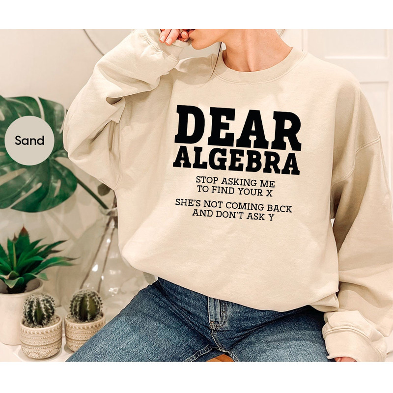 Funny Math Shirt, Sarcastic Teacher's Day Gift, Back To School Gift, School Clothing, Sarcastic Gifts, Gifts for Her, Sarcastic Shirt - 7.jpg