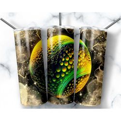 alcohol ink softball 20oz skinny tumbler sublimation design templates, sports tumbler straight png digital download