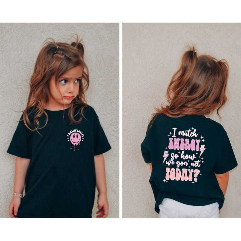 Funny Shirts, Gift for Her, Sarcastic Tshirts, Womens Vneck T Shirts, Cool Graphic Tees for Women, Gift for Friend, I Match Energy T-Shirt - 2.jpg