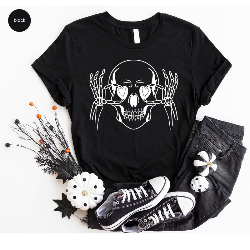 Funny Skulls Shirt, Skeleton Shirt, Goth Shirt, Halloween Shirt, Skull T-Shirt, Humorous Skeleton Shirt, Goth Clothing, Goth Skull Shirts - 9.jpg