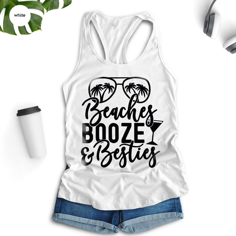 Funny Summer Graphic Tees, Bestie Travel Tank, Beach Tank, Best Friend Tank, Holiday Vneck Tank, Summer Outfit, Gift for Her - 7.jpg